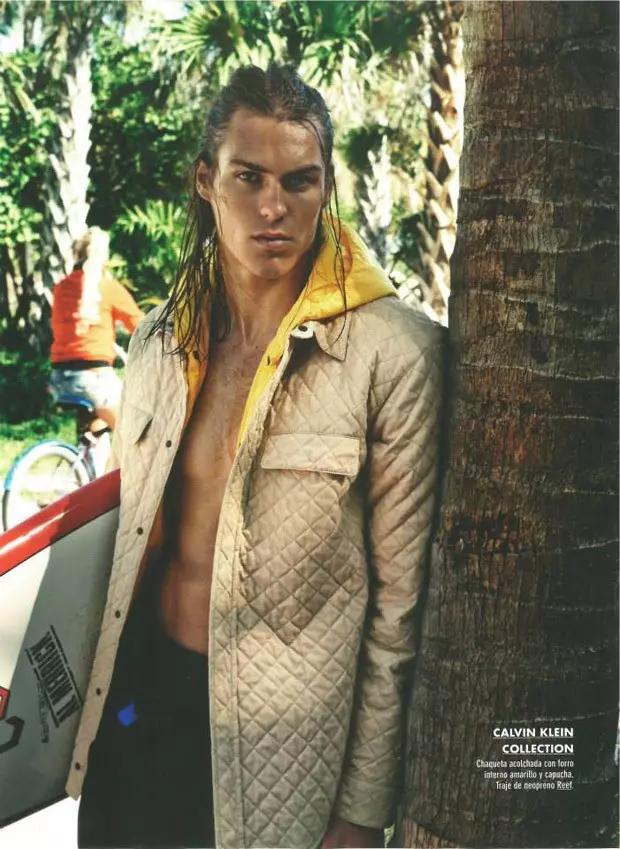 Starring de nije GQ Spanje maart 2015 moade editorial Jamie Wise en Travis Smith poseren outdoors foar de lens fan talintfolle Mr.. Giampaolo Sgura en styl troch Spaansk Miguel Arnau.