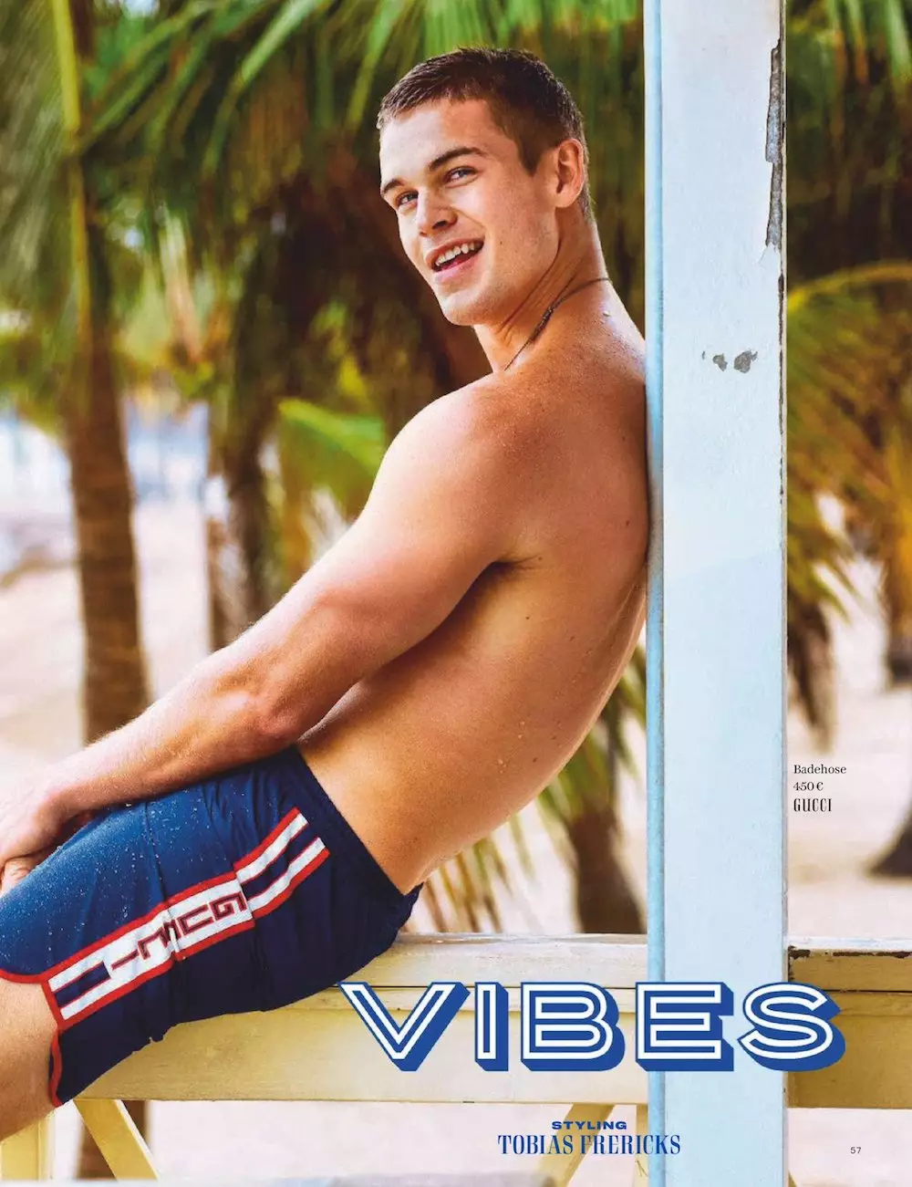 Mitchell Slaggert yn 'Miami Vibes' GQ Dútslân july 2019 29312_2