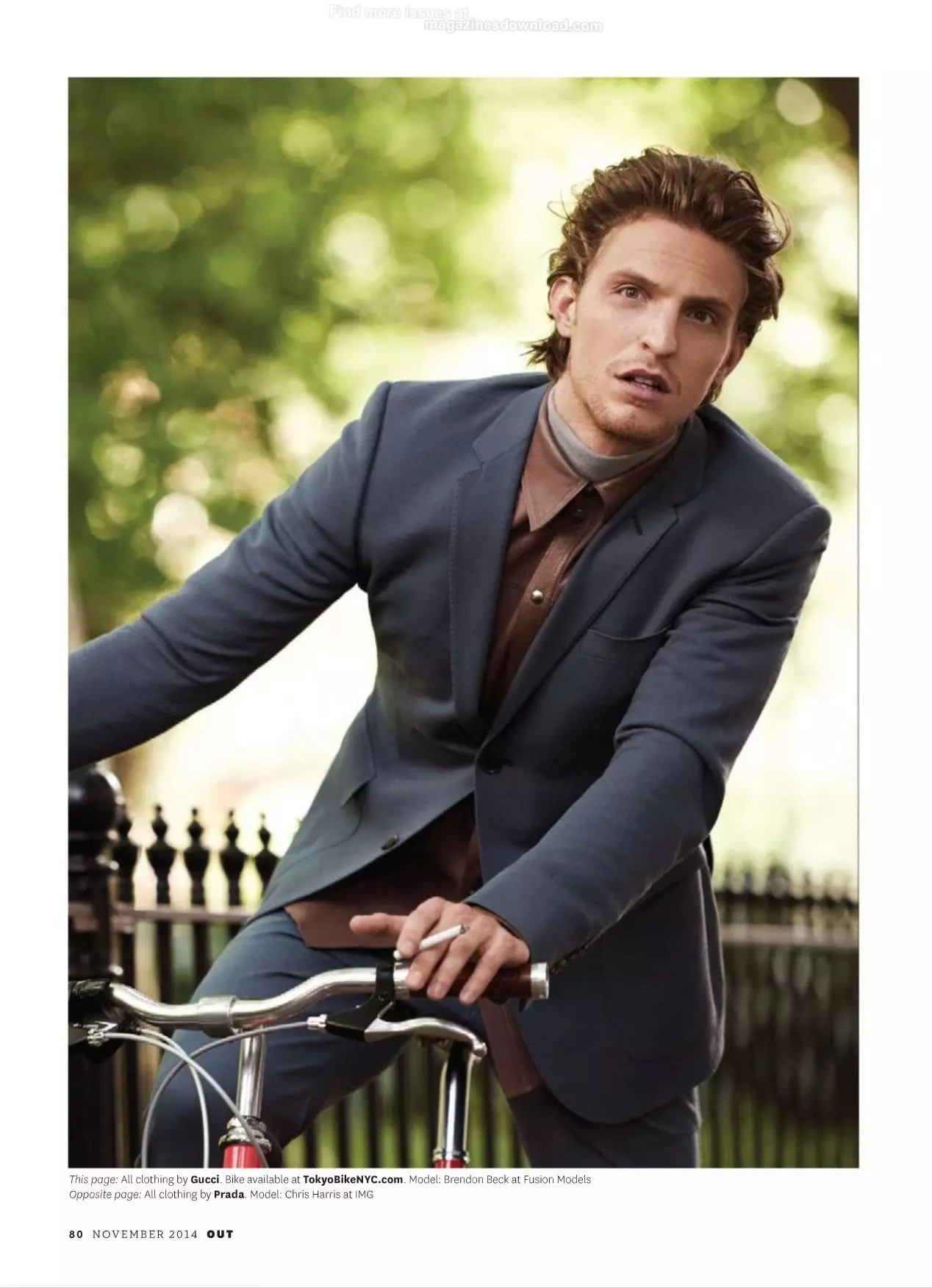 2014-يىلى 11-ئايدا ، «مېنىڭ BICYCLE غا چىقىشنى خالايمەن» Ph: Bjarne Jonasson Styling: Mitchell Belk