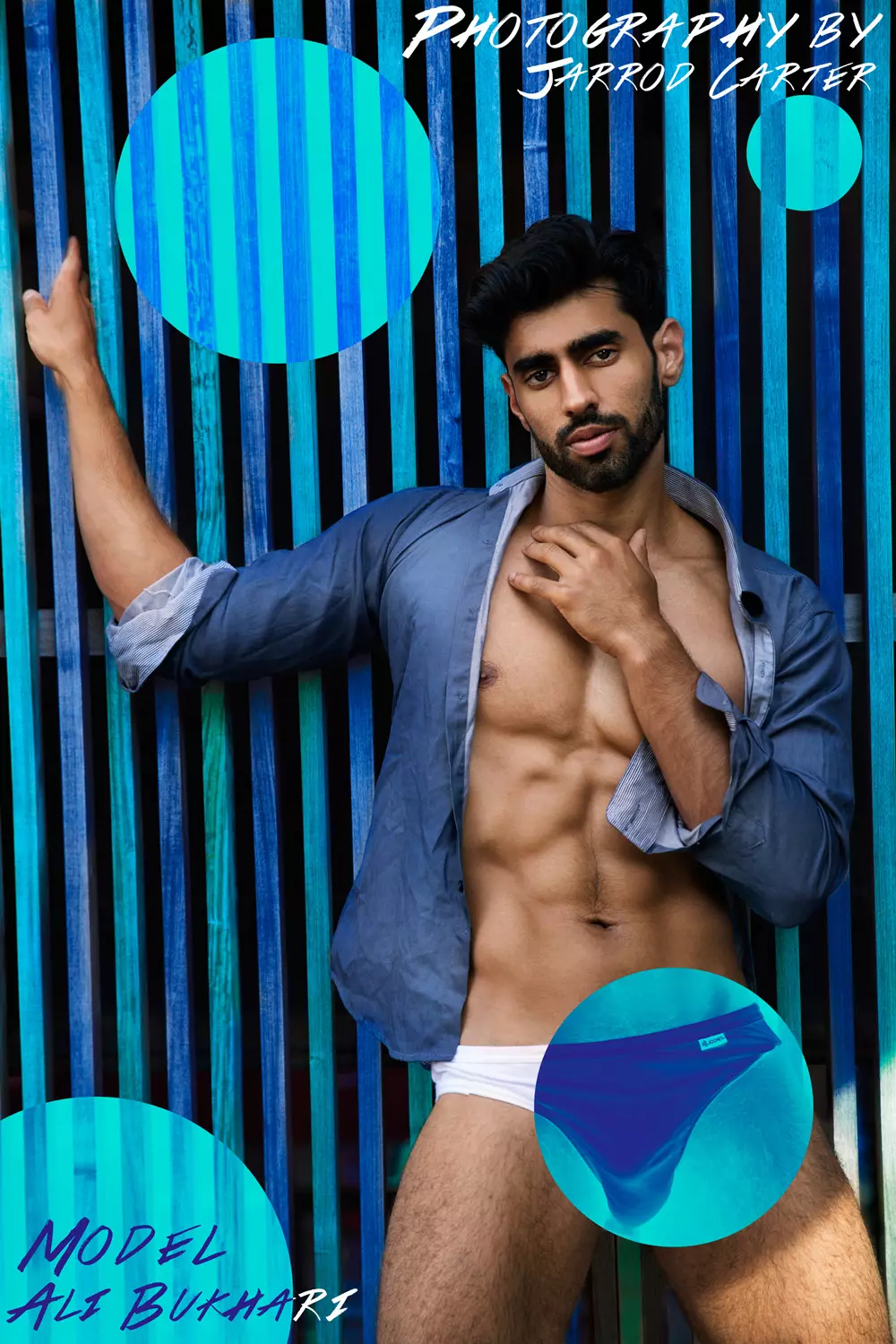 ඕස්ට්‍රේලියානු ඡායාරූප ශිල්පියෙකු වන Jarrod Carter Fashionably Male හි පළමු වරට ඔහුගේ කාර්යය ඉදිරිපත් කරයි, ඔහු මෑතකදී නිව් යෝර්ක් නිරූපිකාවක් වන අලි බුහාරි සමඟ රූගත කිරීමක් කළේය.