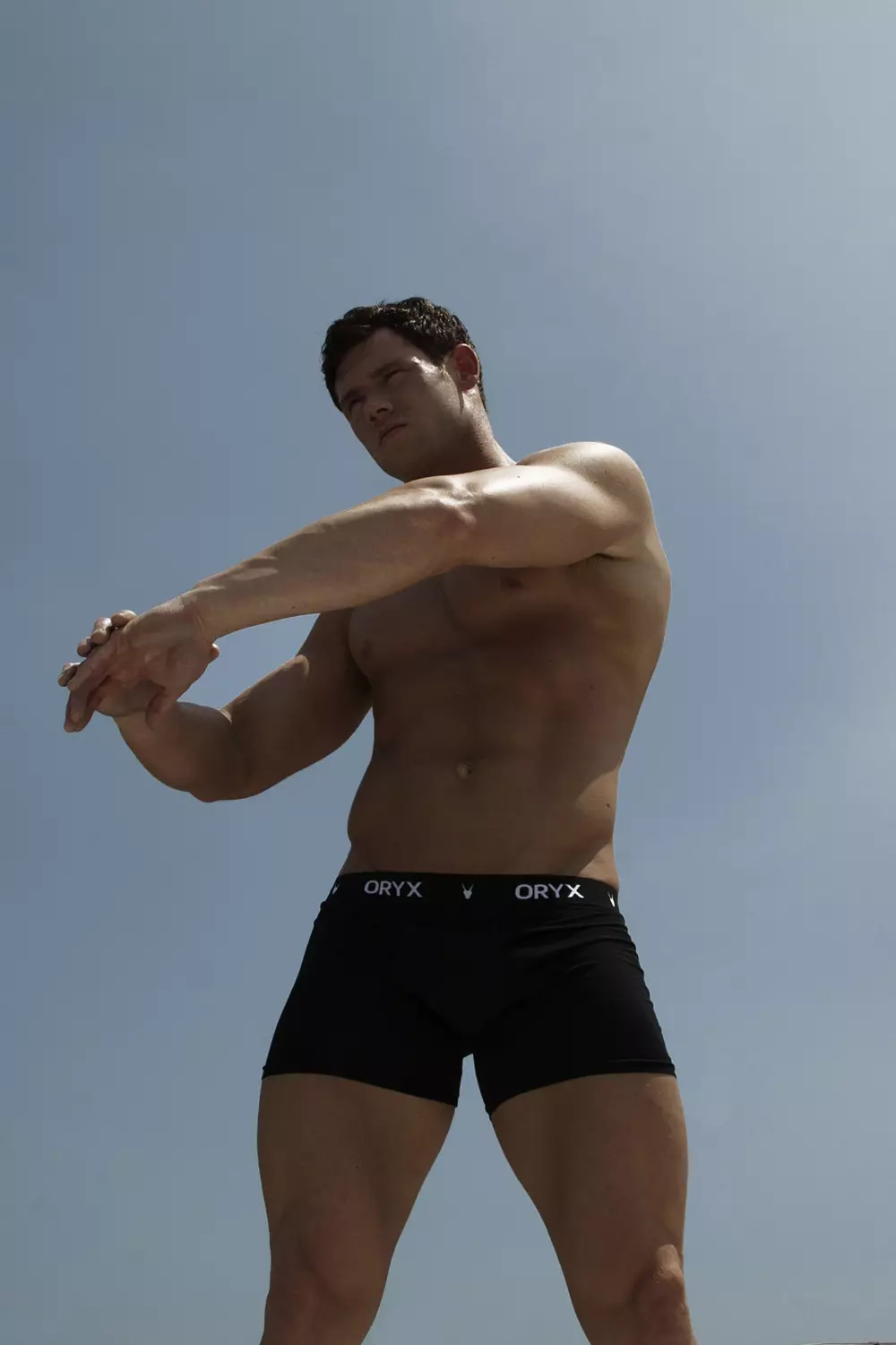 Incrible toma de Sean Gomes co modelo masculino de fitness hunk Brian Lewis.