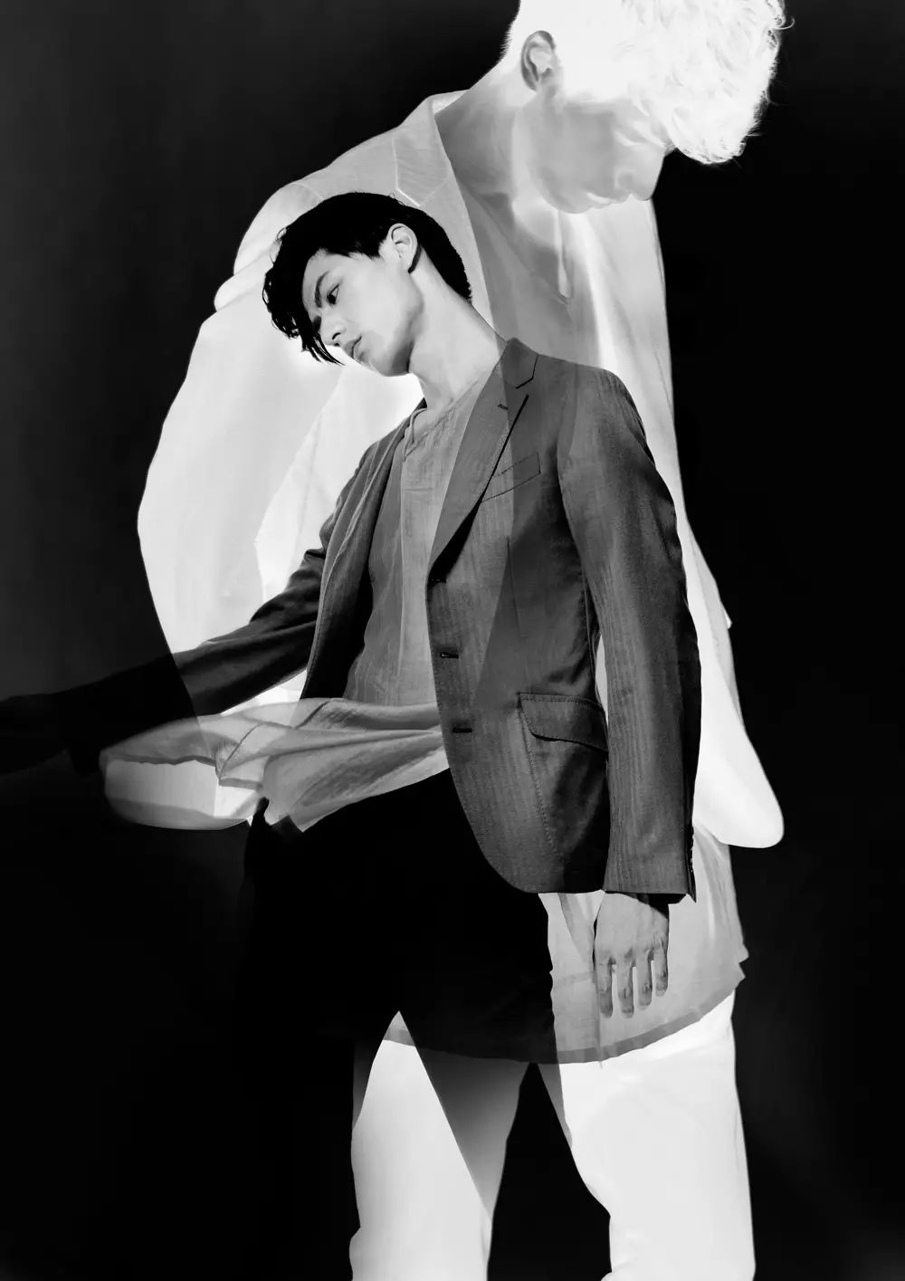 Zhao Lei naLeon Run for L'Officiel Hommes Korea 29830_3