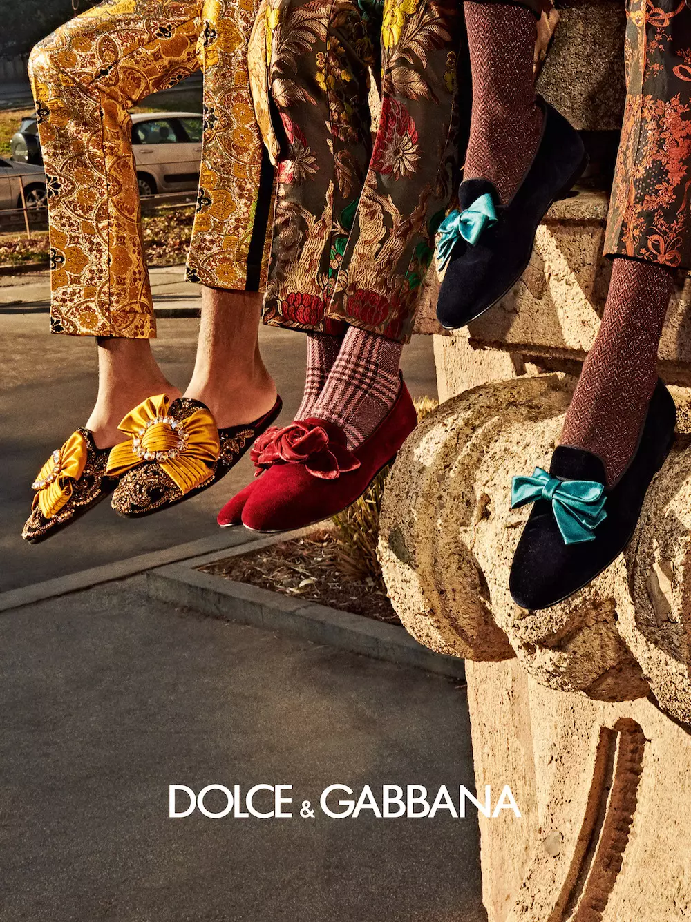 Models a la campanya Tardor/Hivern 2019-20 de Dolce&Gabbana