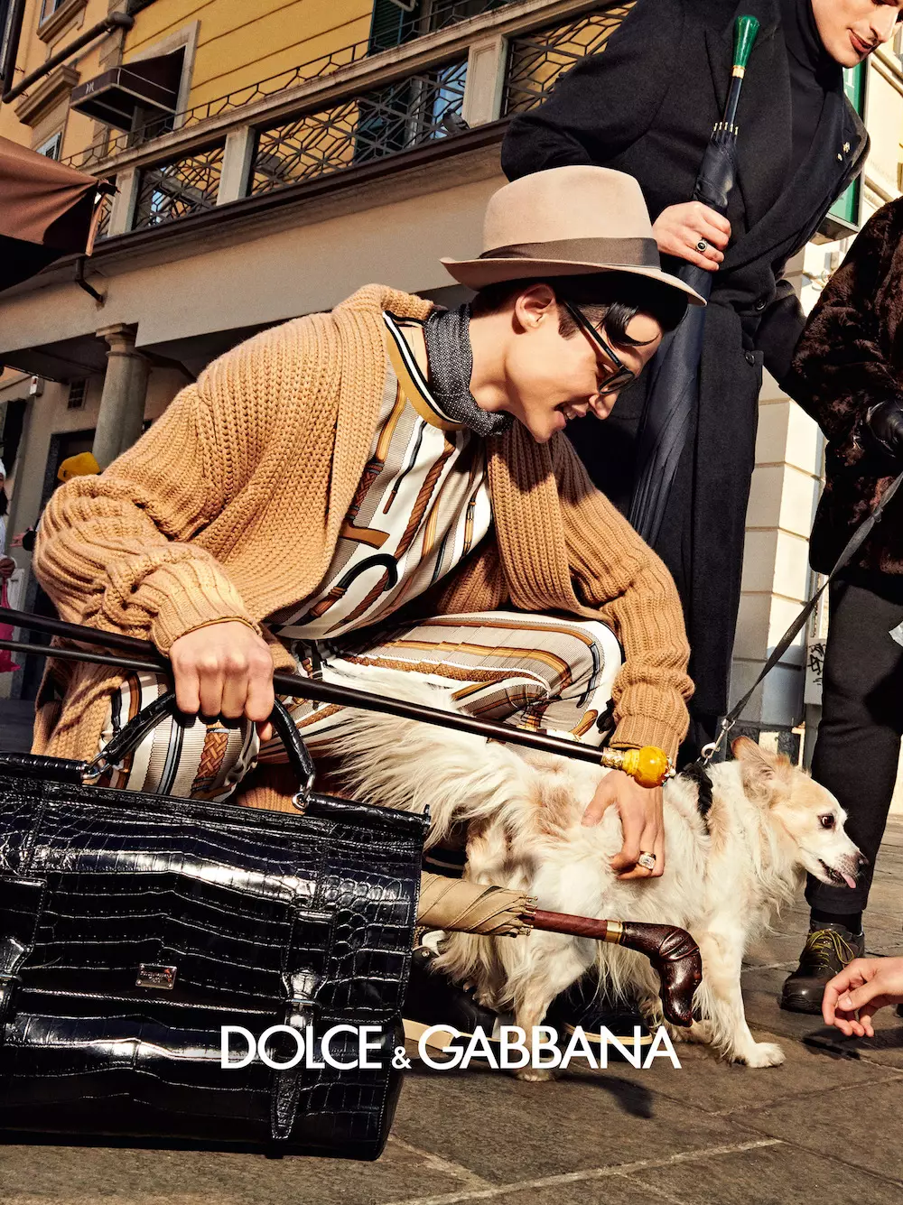 ម៉ូដែលនៅក្នុងយុទ្ធនាការ Dolce&Gabbana Fall/Winter 2019-20