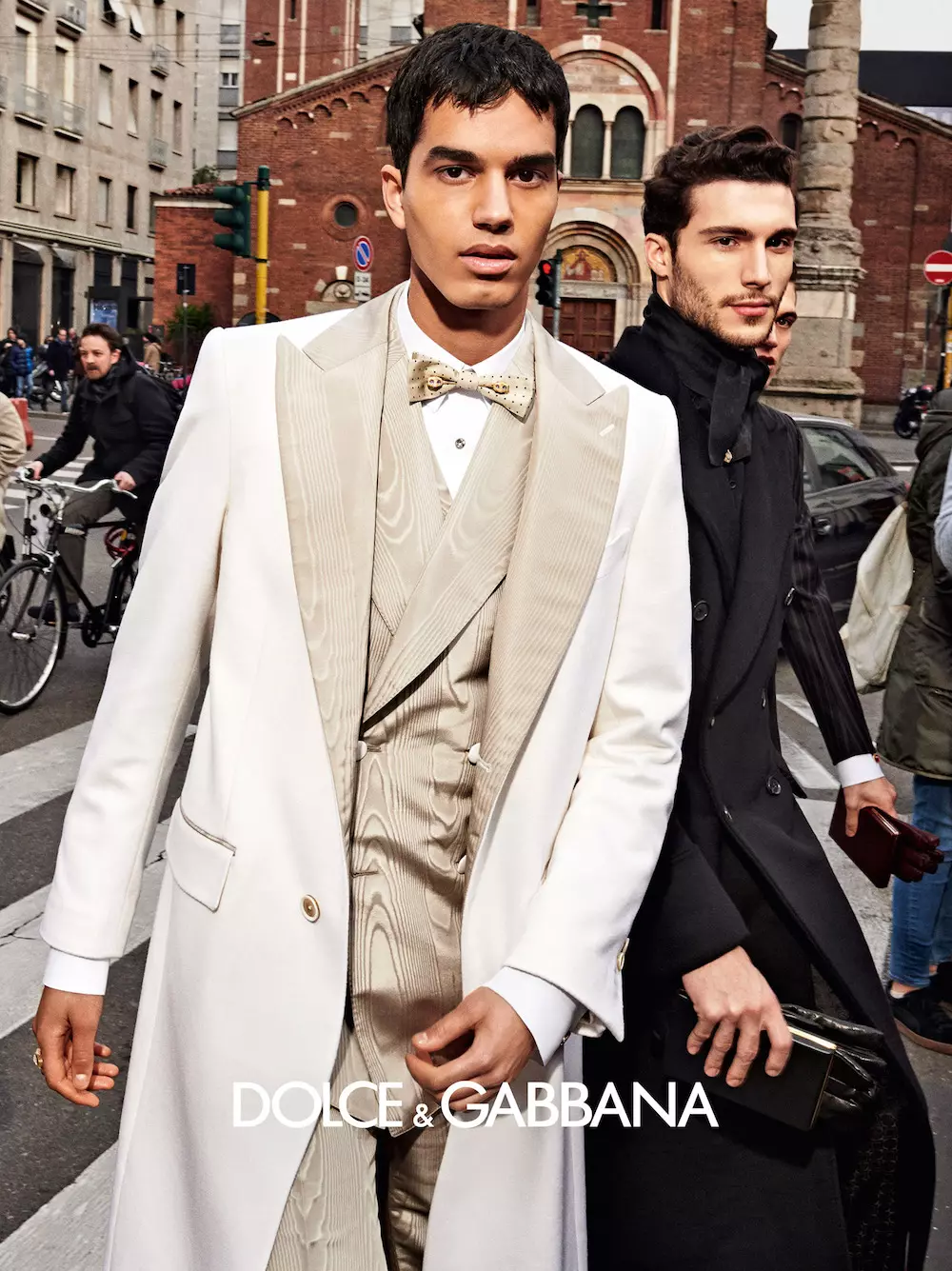 Dolce&Gabbana 2019-20 秋冬广告大片中的模特