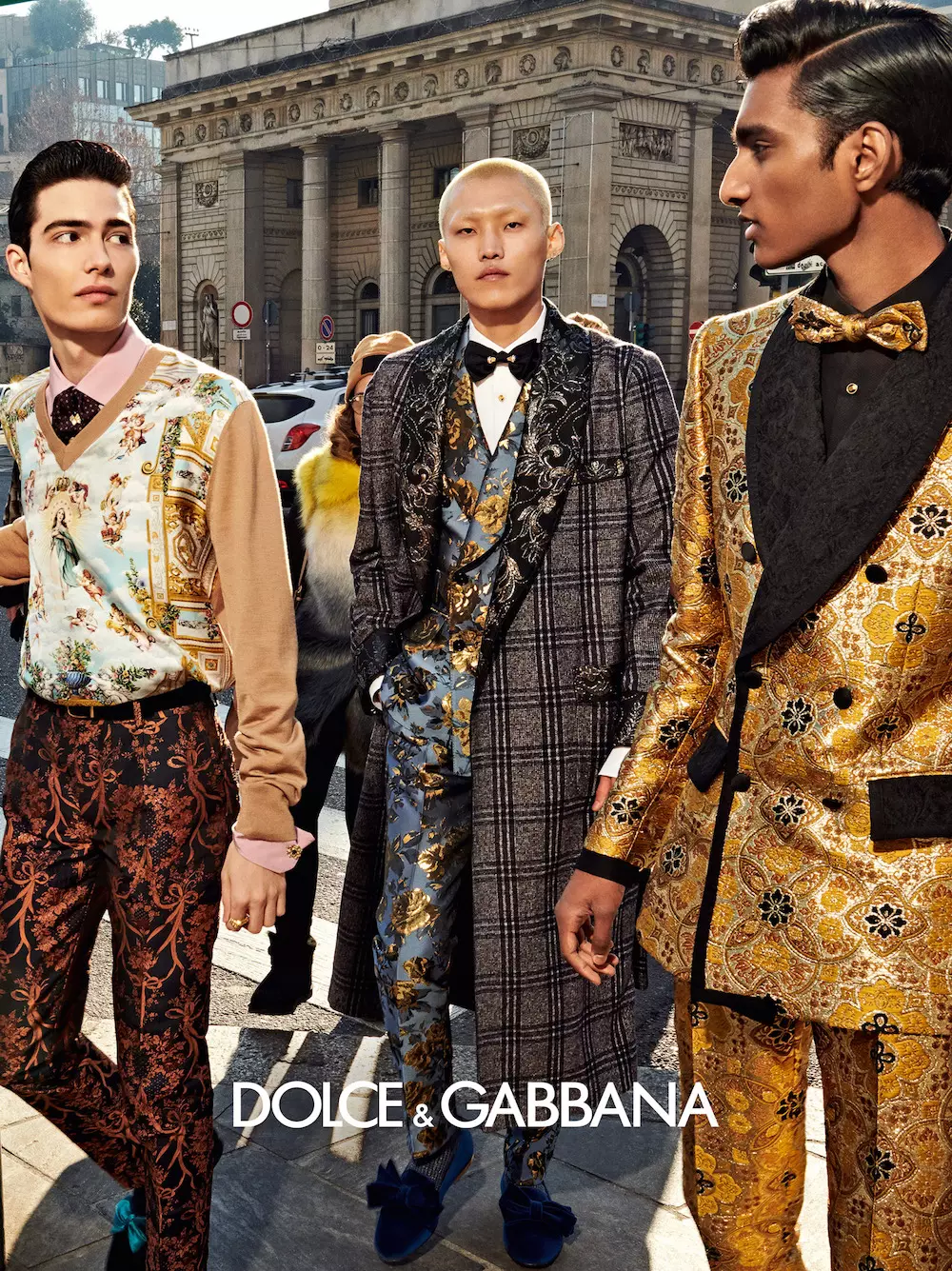 Amamodeli kumkhankaso we-Dolce&Gabbana Fall/Winter 2019-2020