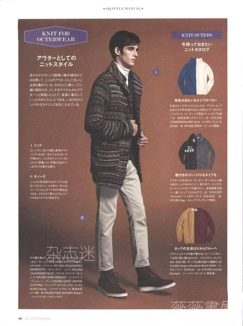 GQ Style Manual Japan #2 Ph: Shiro Katagiri Manyorero: Naoki Ikeda