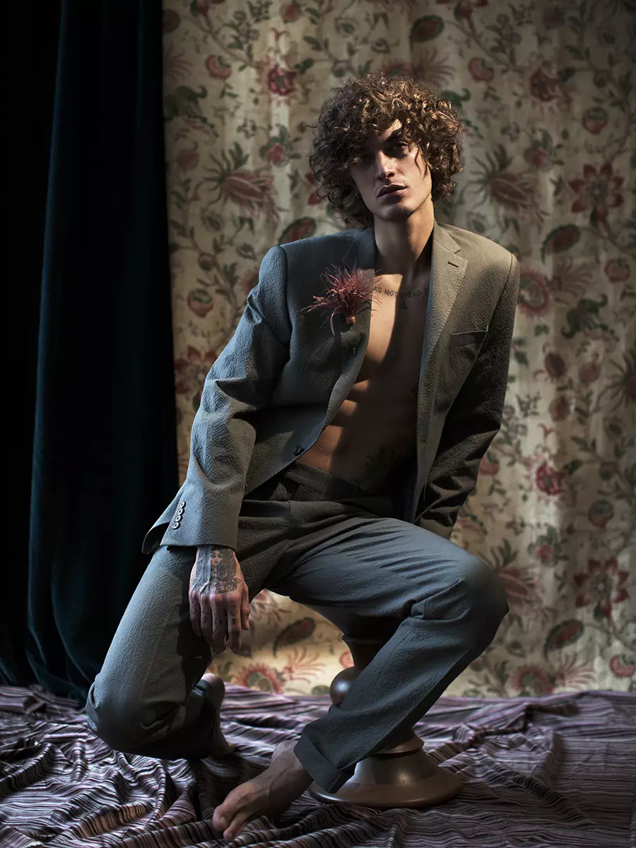 Jonathan Bellini de Karl Simone para GQ Brasil, julio de 2019