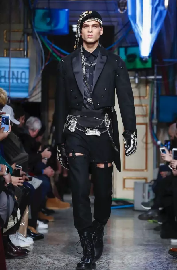 moschino-menswear-pre- caij nplooj zeeg-caij nplooj zeeg-lub caij ntuj no-2017-milan2