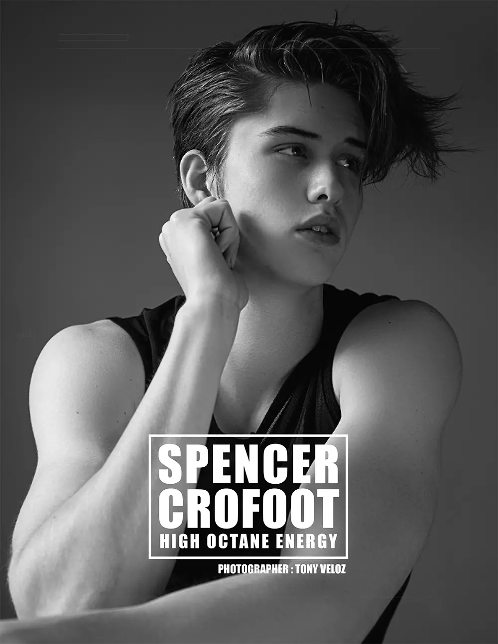 PnVFashionablymale Magazine Sayı 02 üçün Tony Veloz tərəfindən Spencer Crofoot