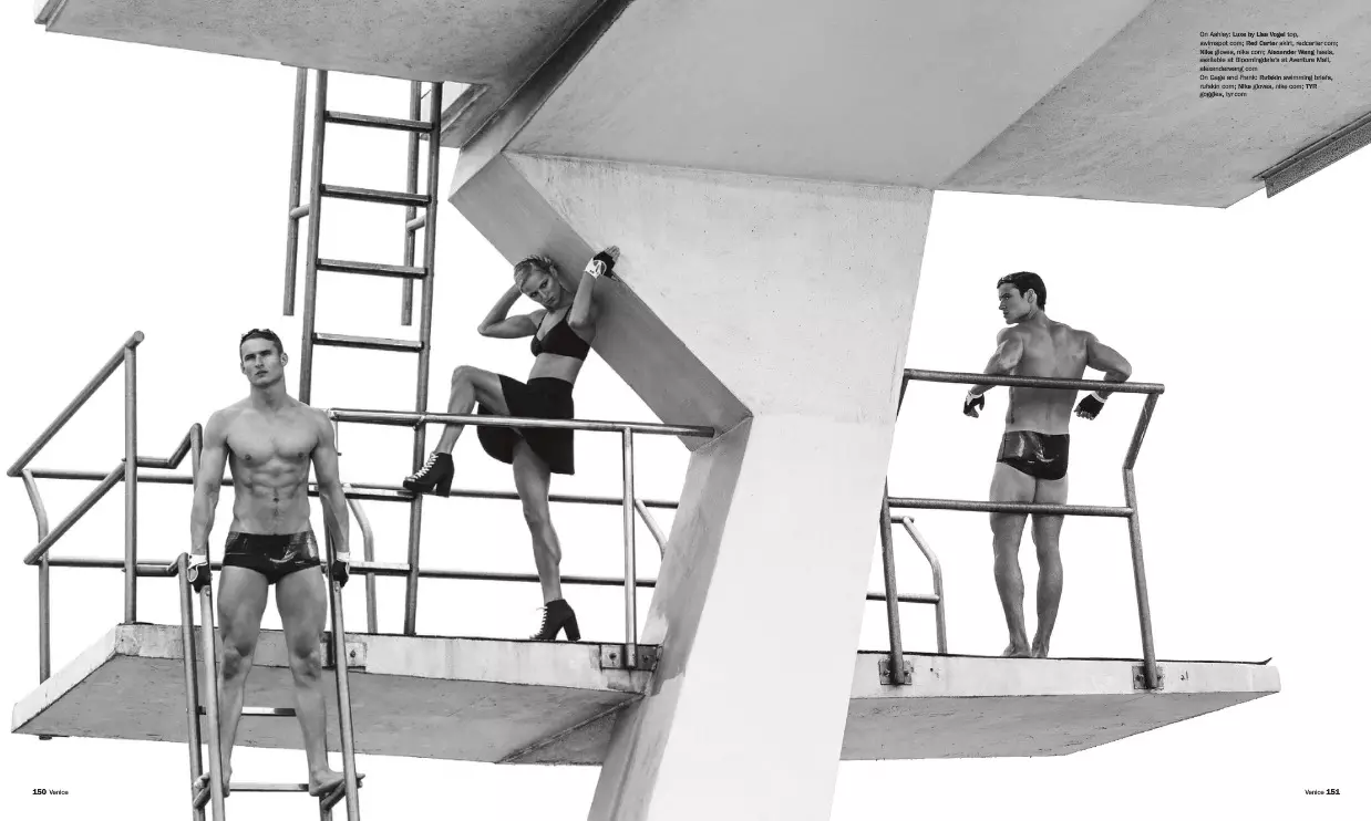 Chemiz de ben ale retro sezon sa a, òganize yon reaparisyon nan Fort Lauderdale Aquatic Complex. Piki pa George Kamper ak stil pa Danny Santiago. Modèl yo se Ashley Novak / Wilhelmina Models, Gage Smith ak Frank Englund ki soti nan Elite Models.