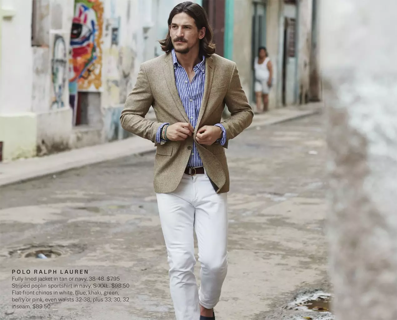 Top modeli Jarrod Scott i Adrien Sahores glume u novom modnom katalogu Lord & Taylor Spring 2016, fotografirao Daniel Riera i stilizirao Christopher Campbell, zapanjujuće svježe slike snimljene na Kubi.