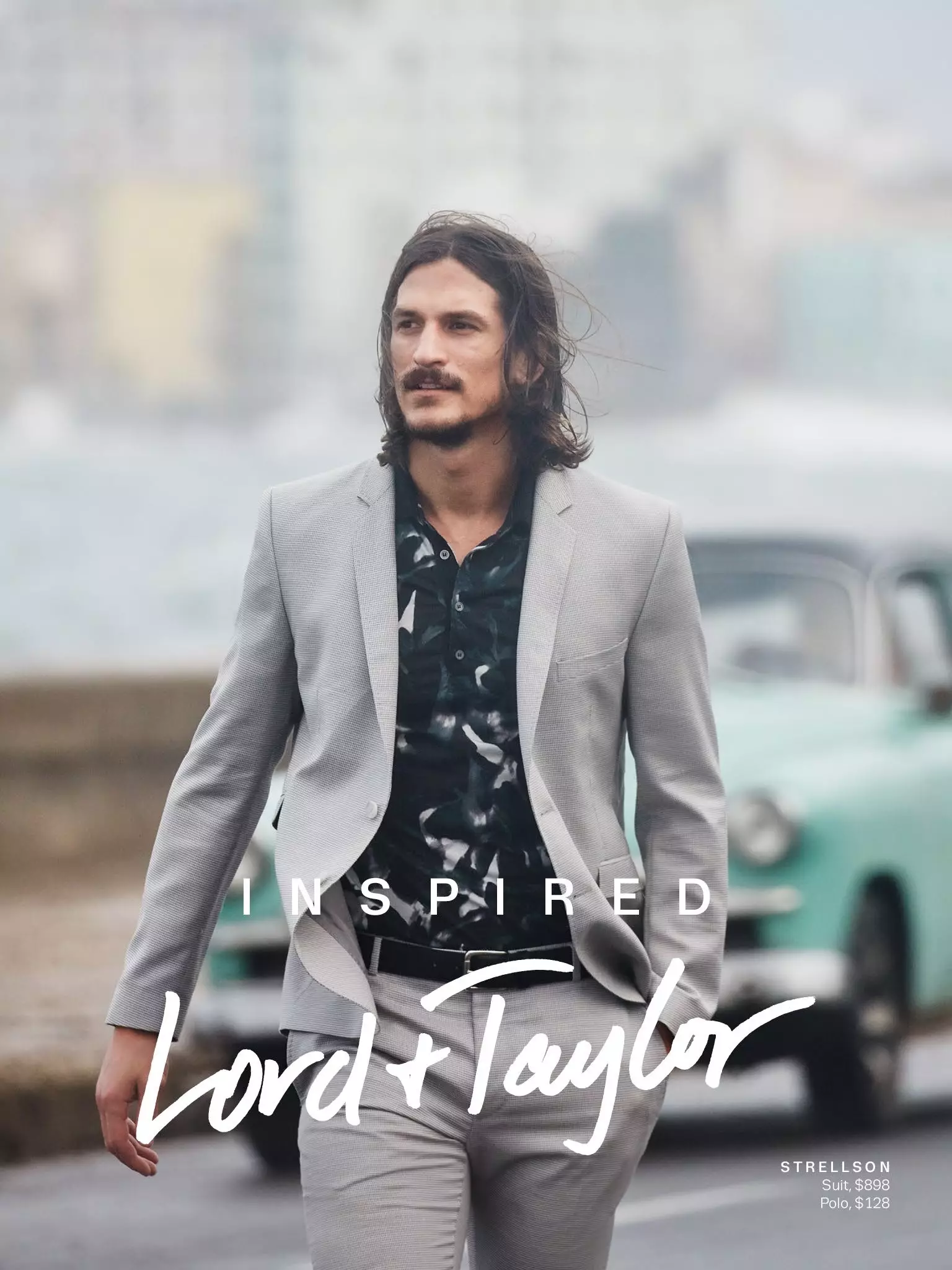 Lord & Taylor İlkbahar 2016'nın yeni moda kataloğunda başrolde yer alan, Daniel Riera tarafından fotoğraflanan ve Christopher Campbell tarafından tasarlanan, Küba'da çekilen çarpıcı taze görüntülerle öne çıkan modeller Jarrod Scott ve Adrien Sahores.