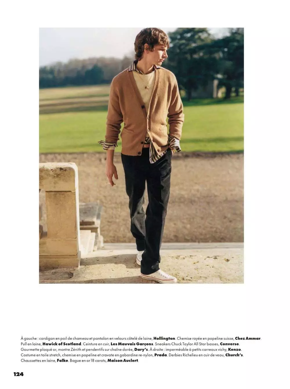 Erik van Gils de Scott Trindle pentru GQ France Editorial februarie 2021