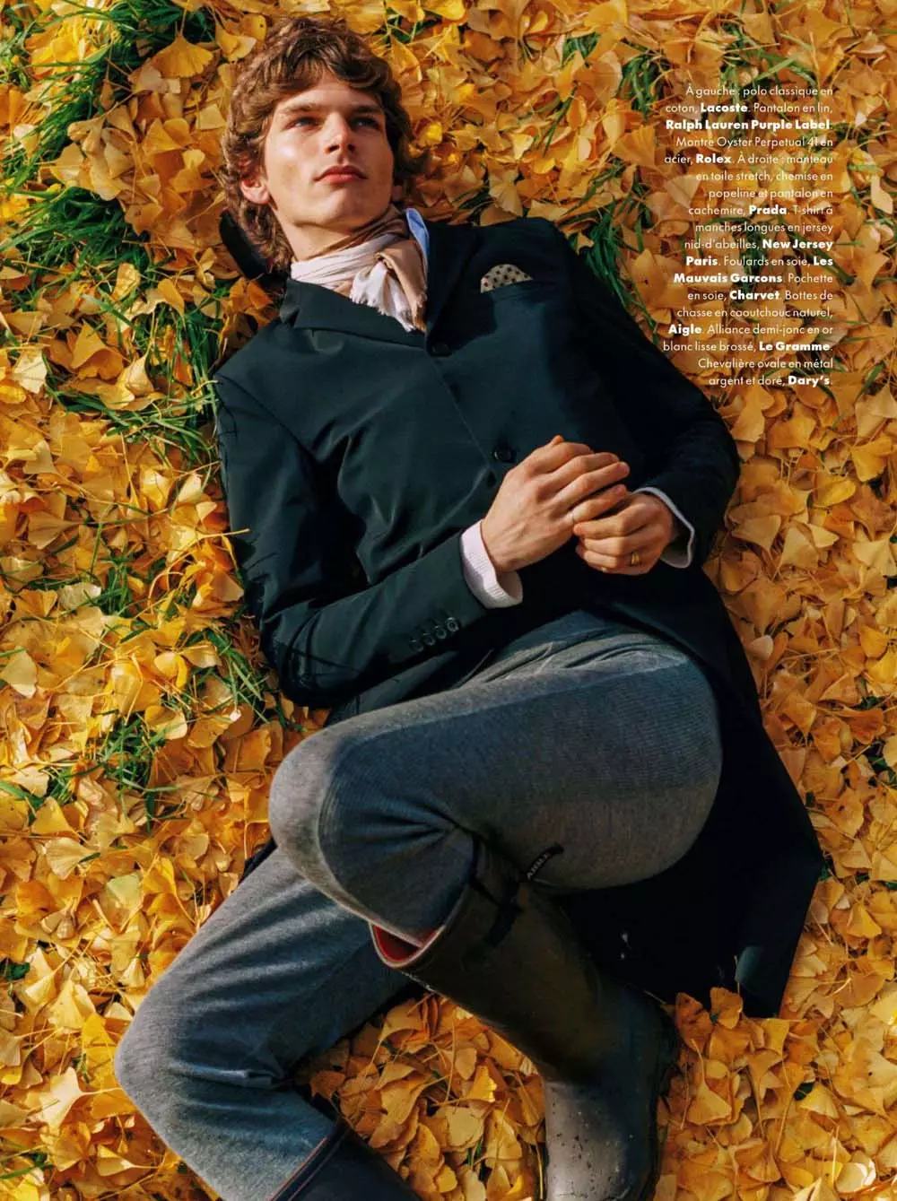 Erik van Gils deur Scott Trindle vir GQ France Februarie 2021 Redaksie