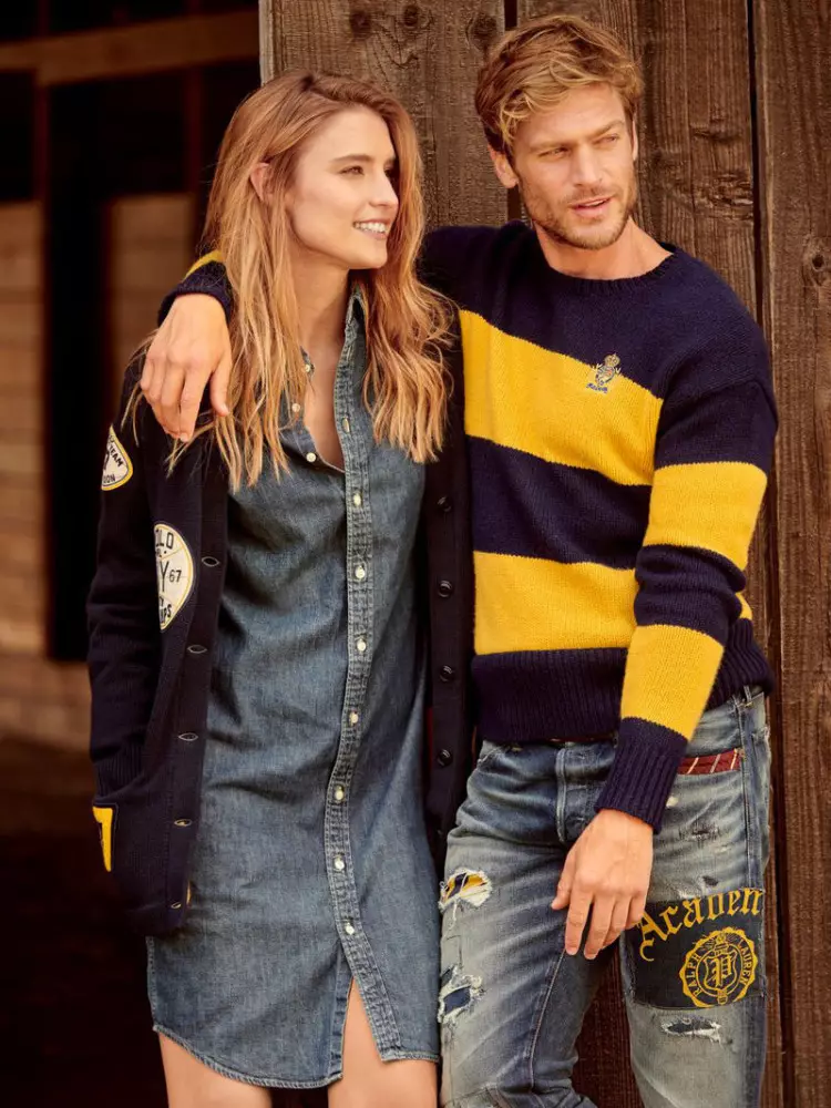 Jason Morgan pentru campania Ralph Lauren FW19