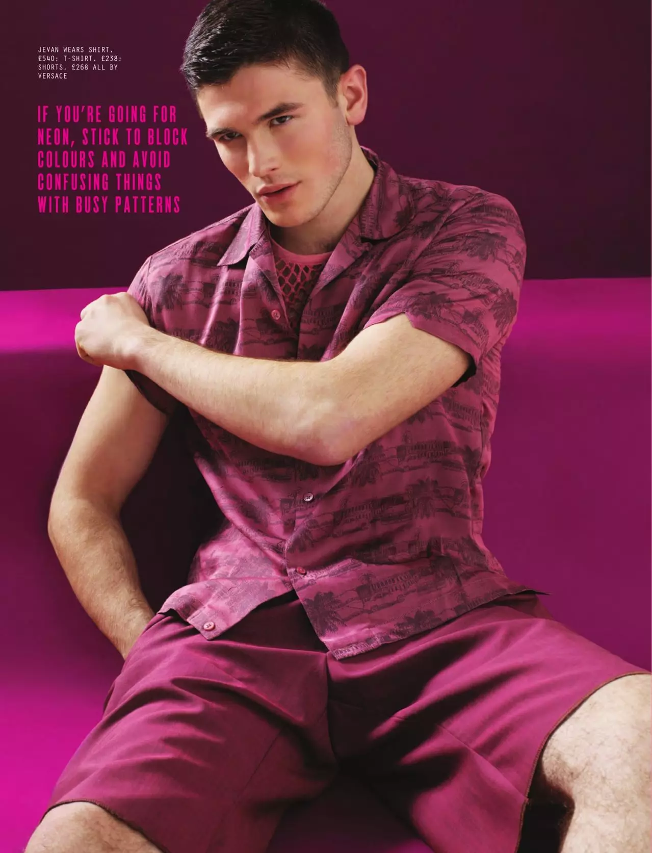 On Wednesdays Wear Wear Pink for Attitude – februar 2015 av fotograf Dimitris Theocharis, Mote av Joseph Kocharian, Grooming av Nibras Models: Jack Holland hos PRM, Jevan Williams hos Select.