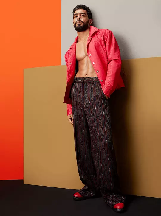 Nick Sagar di Lalo Torres per L'Officiel Brasil gennaio 2021 Editoriale