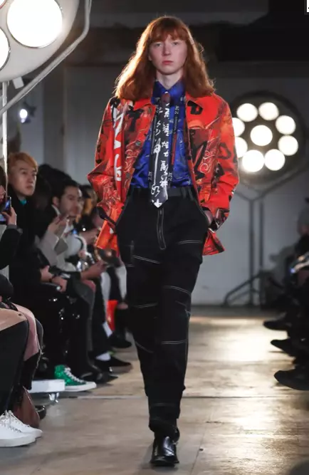 XANDER ZHOU HOMME AUTOMNE HIVER 2018 LONDRES17