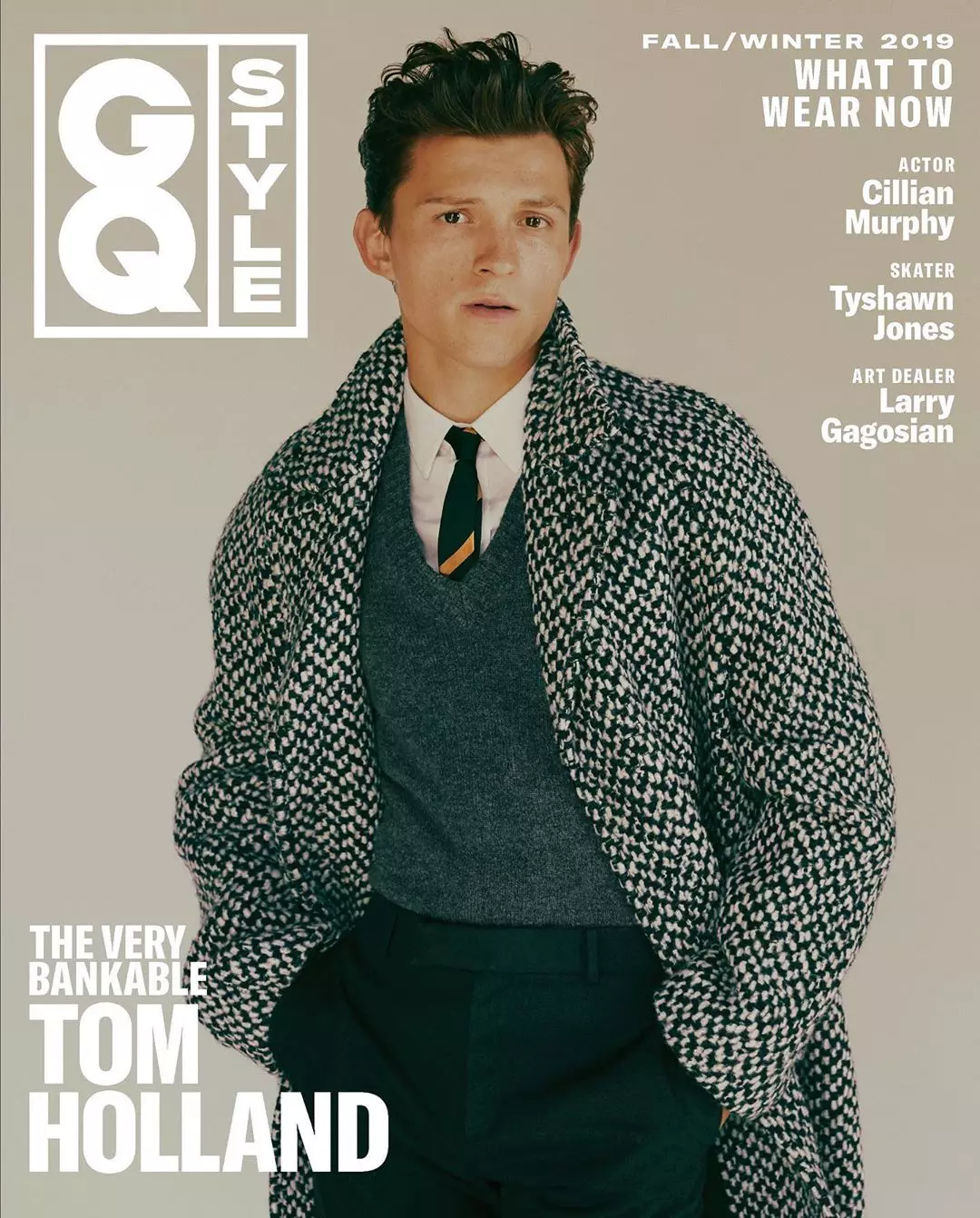 စက်တင်ဘာလ 2019 ခုနှစ် GQ Style အတွက် Fanny Latour-Lambert မှ Tom Holland