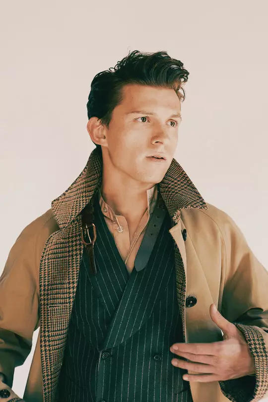 Toms Holands, ko veidoja Fanija Latūra-Lamberta par GQ Style 2019. gada septembri