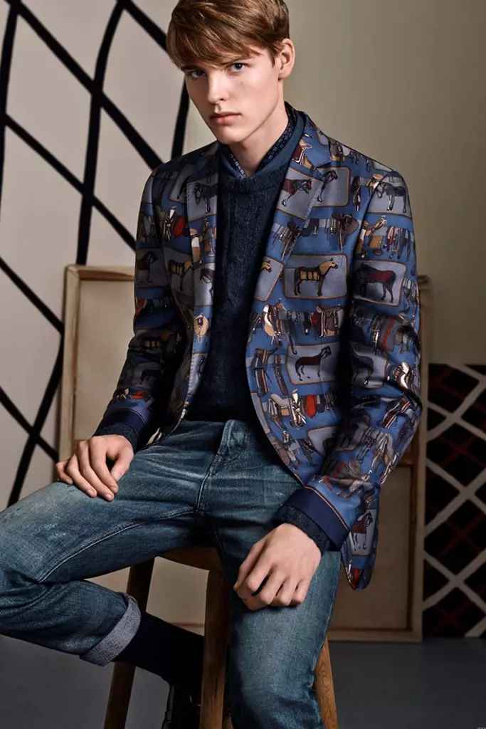 Παρουσιάζοντας την Gucci Pre-Fall 2015 με τους Tommaso de Benedictis, Florian Luger και Chris Overgaar.