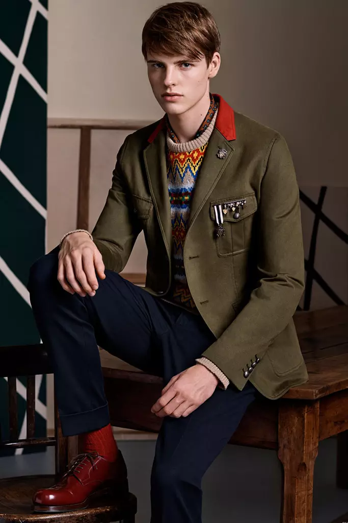 Παρουσιάζοντας την Gucci Pre-Fall 2015 με τους Tommaso de Benedictis, Florian Luger και Chris Overgaar.