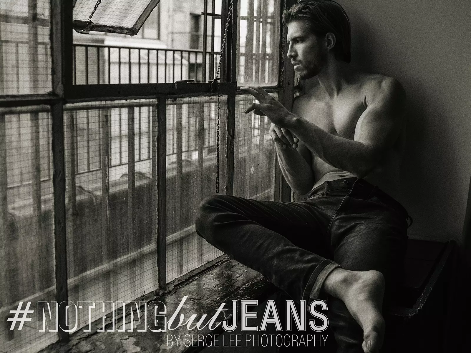 Karon na ang panahon nga ipakita ang modelo nga nakabase sa New York nga si Ryan Marek alang sa #NothingButJeans usa ka personal nga proyekto sa talento nga photographer nga si Serge Lee.