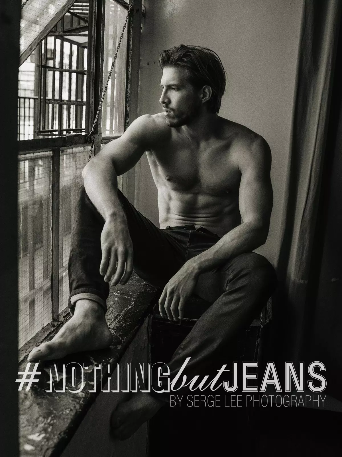 Nú er kominn tími til að sýna fyrirsætuna Ryan Marek frá New York fyrir #NothingButJeans persónulegt verkefni eftir hæfileikaríka ljósmyndarann ​​Serge Lee.