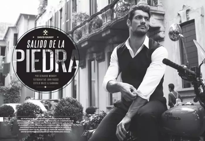 David Gandy modely Dolce & Gabbana ho an'ny Esquire Amerika Latina