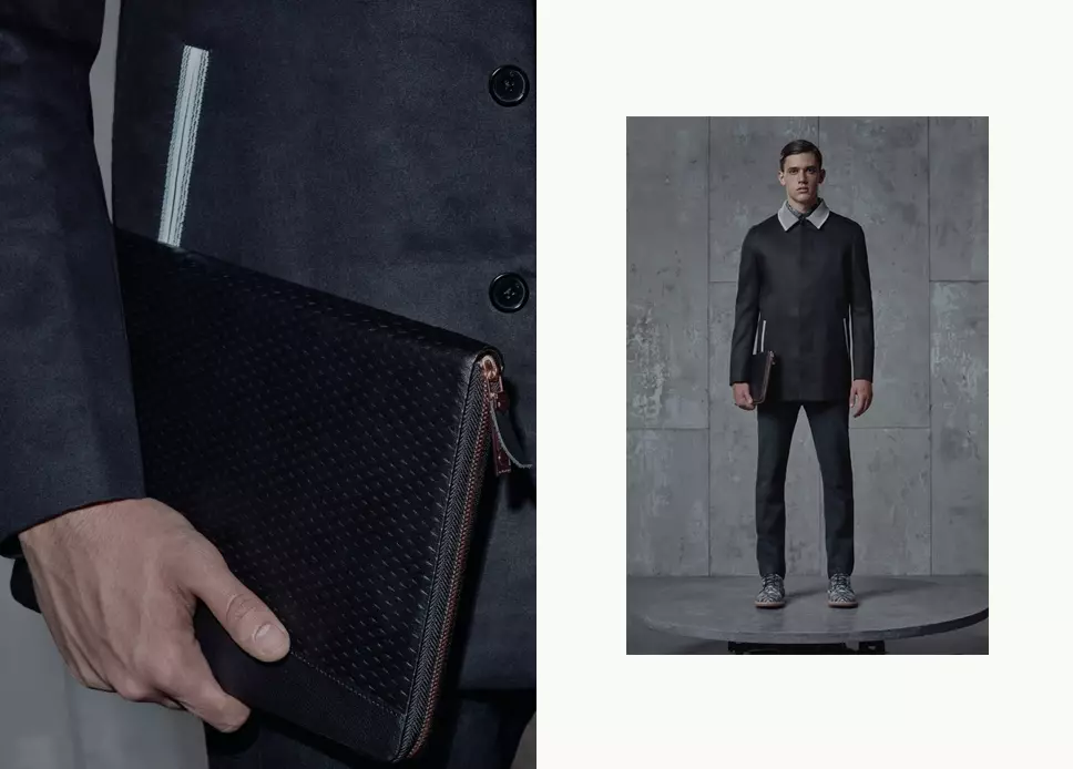 Modela super Xavier Serrano (Rêveberiya Dîmenê) di F/W 2015-16 Lookbook-a nû ya ku ji hêla Givenchy ve hatî pêşkêş kirin de pozê dike.