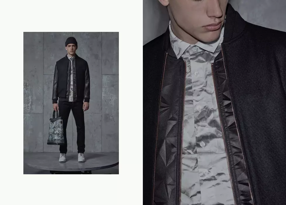 Modela super Xavier Serrano (Rêveberiya Dîmenê) di F/W 2015-16 Lookbook-a nû ya ku ji hêla Givenchy ve hatî pêşkêş kirin de pozê dike.