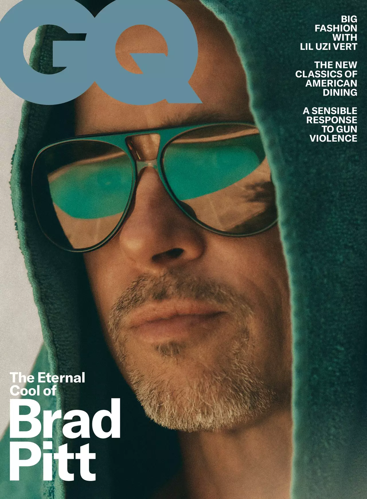 Brad Pitt ho an'ny US GQ Oktobra 2019