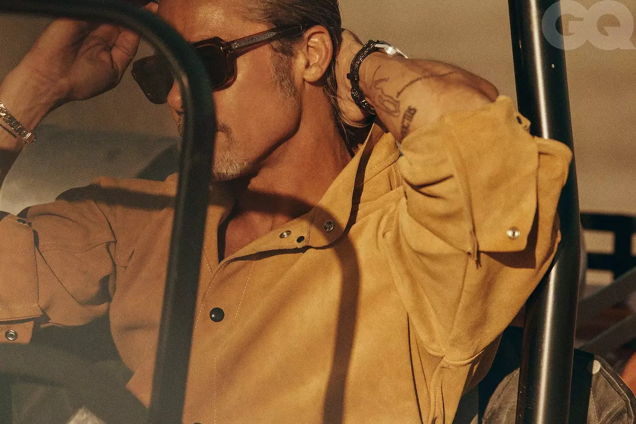 Brad Pitt per al GQ dels Estats Units d'octubre de 2019