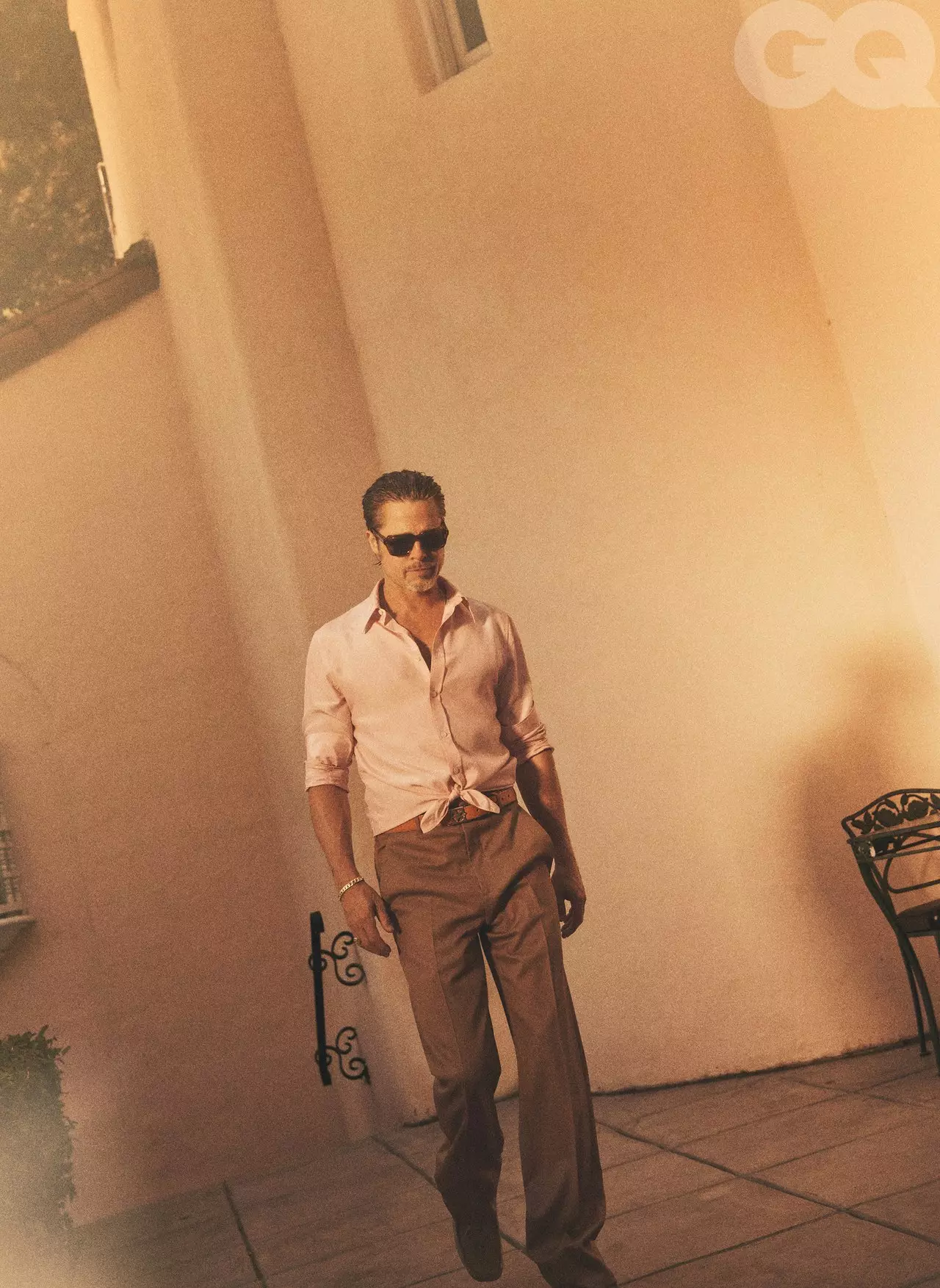 Brad Pitt per al GQ dels Estats Units d'octubre de 2019