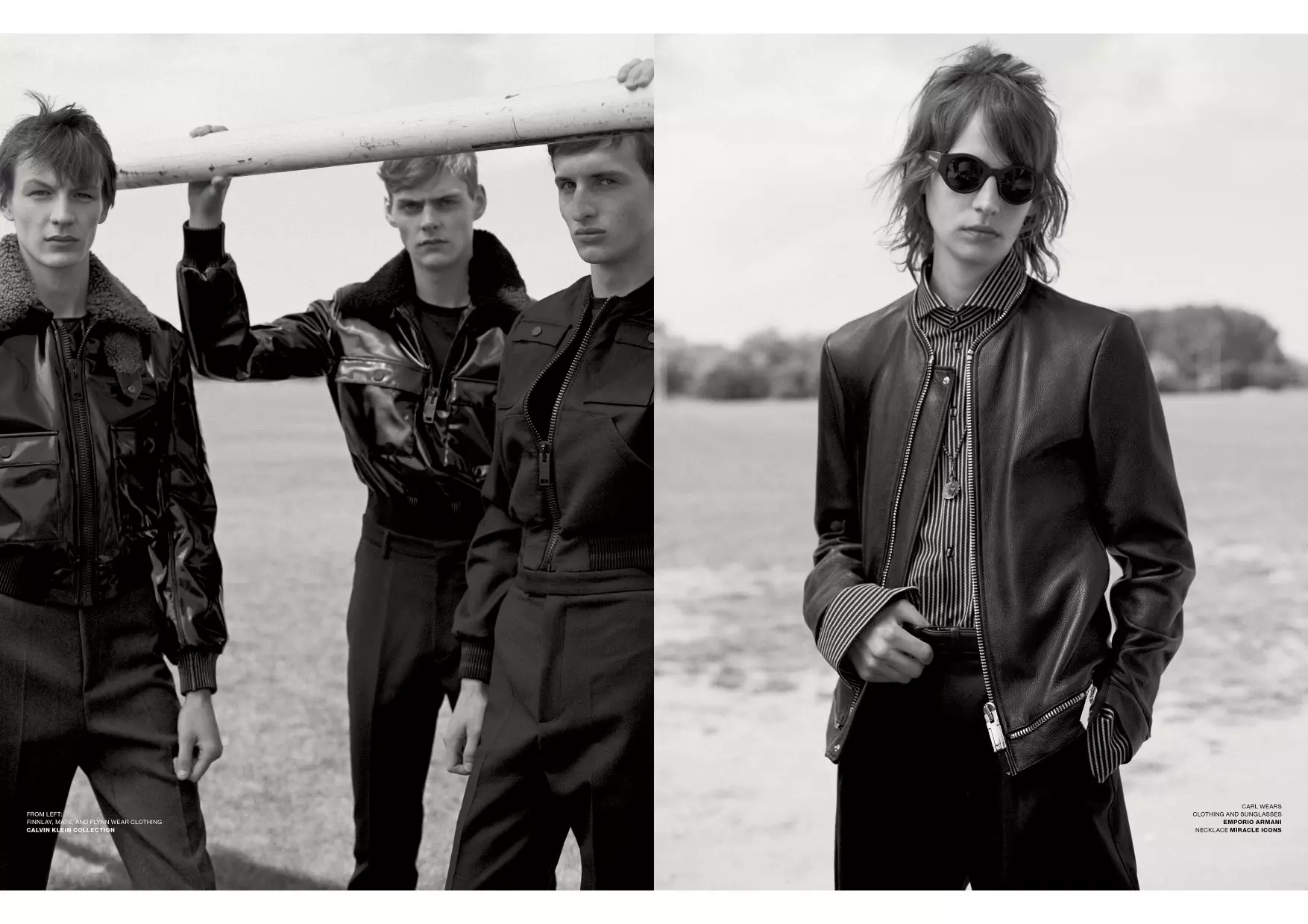 Lenyűgöző munkája Benjamin Alexander Huseby fotóstól, Beat Bolliger stylisttal a VMAN FW 15 kiállításon. Modellek: Flynn Christie (Bananas Models Paris), Finnlay Davis (Elite London), Carl Helm és Sol Goss (SUPA), Yusuf S (TIAD), Mats van Snippenberg (Következő), Max Straitly (D1), Tyrone (Select). Ápolás: Matt Mullgall, producer: Sophie Castley (Lock Studios).