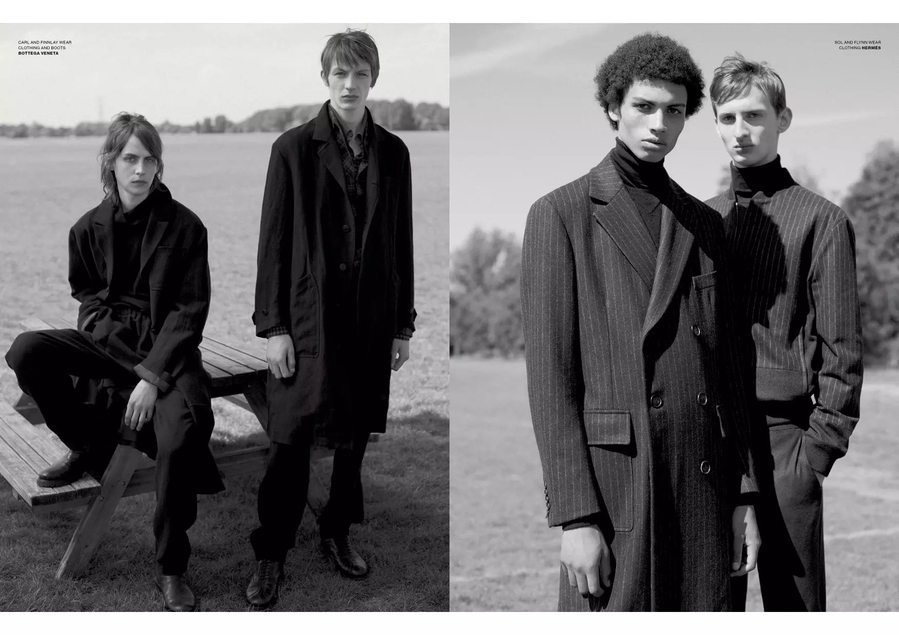 Lenyűgöző munkája Benjamin Alexander Huseby fotóstól, Beat Bolliger stylisttal a VMAN FW 15 kiállításon. Modellek: Flynn Christie (Bananas Models Paris), Finnlay Davis (Elite London), Carl Helm és Sol Goss (SUPA), Yusuf S (TIAD), Mats van Snippenberg (Következő), Max Straitly (D1), Tyrone (Select). Ápolás: Matt Mullgall, producer: Sophie Castley (Lock Studios).