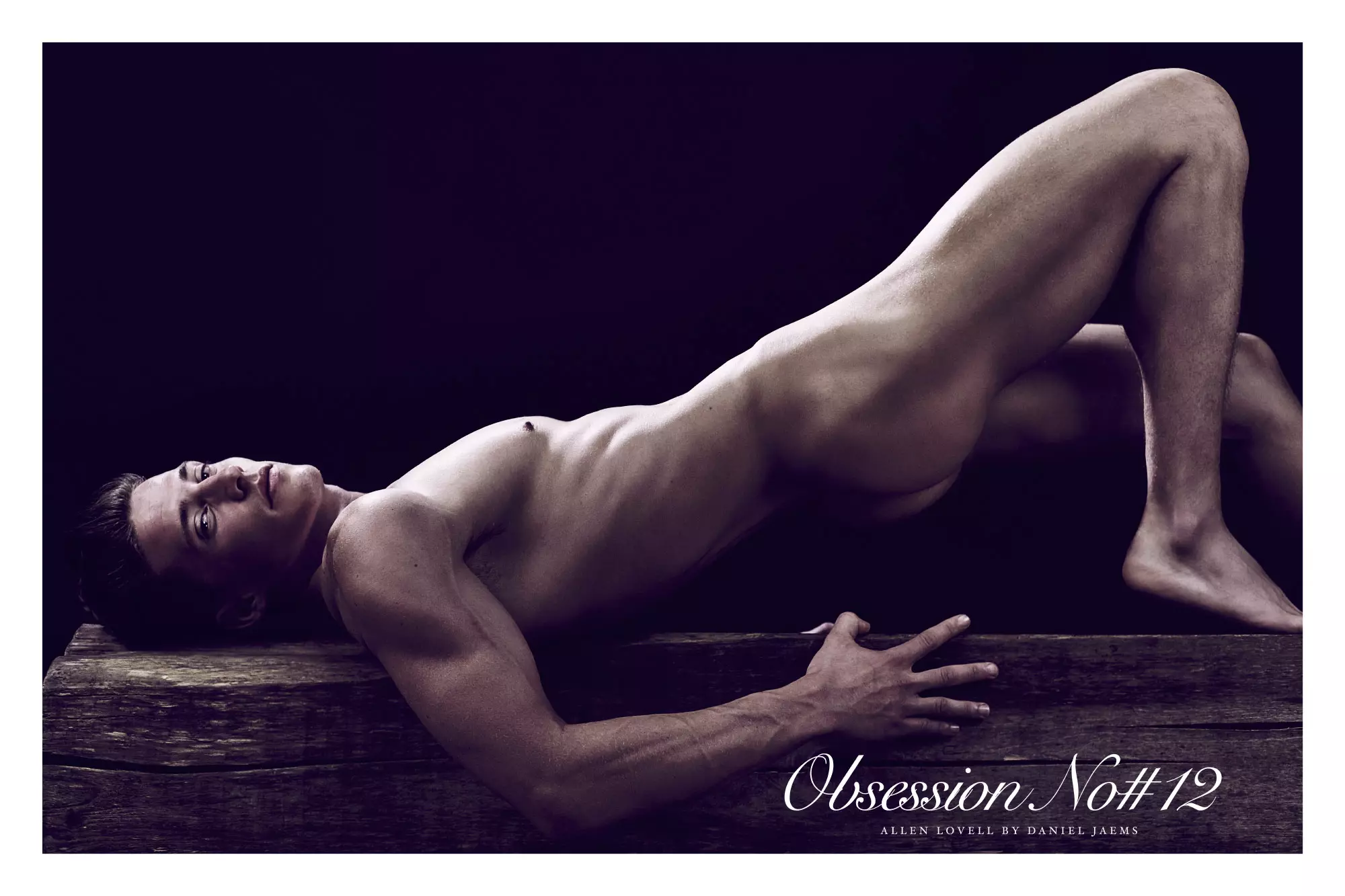 Flott kunst nakenportrett av fotograf Daniel Jaems med i Obsession #12 Allen Lovell. Slå ihjel!