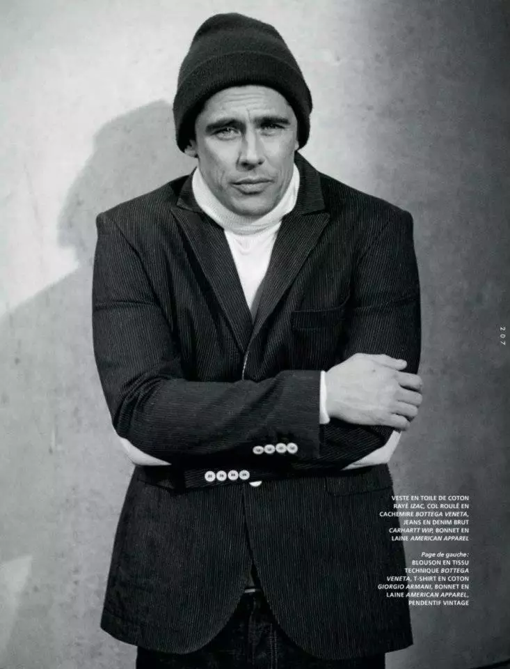 WERNER SCHREYER bakeng sa l'OFFICIEL HOMME 11