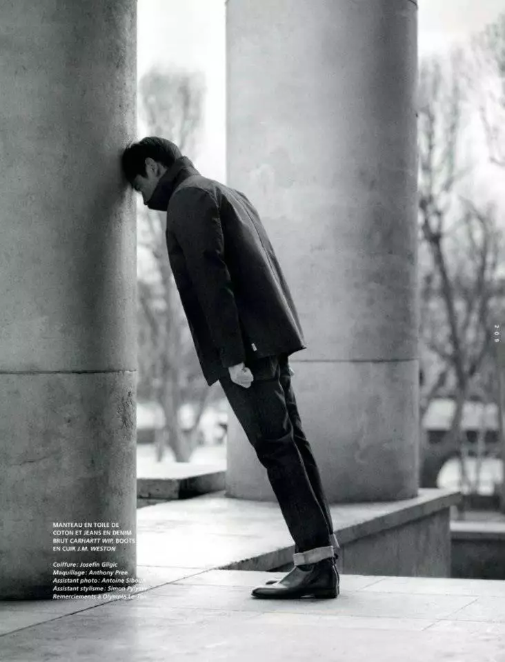 WERNER SCHREYER para l'OFFICIEL HOMME 9