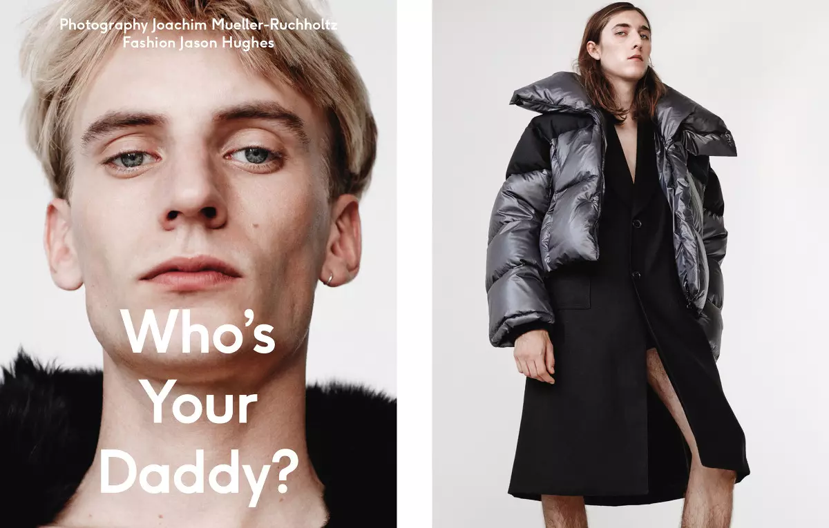 Keluar Majalah Musim Gugur / Musim Sejuk 2014.15 'WHO'S YOUR DADDY' Ph: Joachim Mueller-Ruchholtz Penggayaan: Jason Hughes