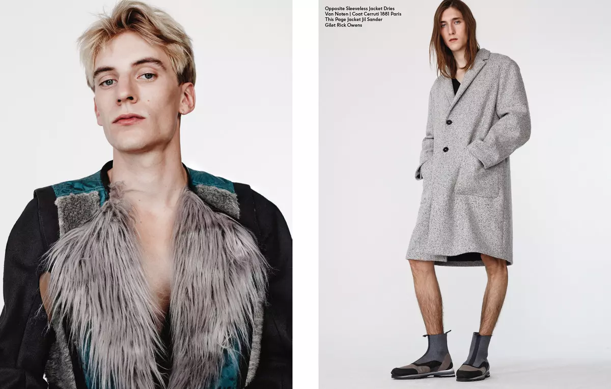 ออกจากนิตยสาร Fall / Winter 2014.15 'WHO'S YOUR DADDY' Ph: Joachim Mueller-Ruchholtz จัดแต่งทรงผม: Jason Hughes