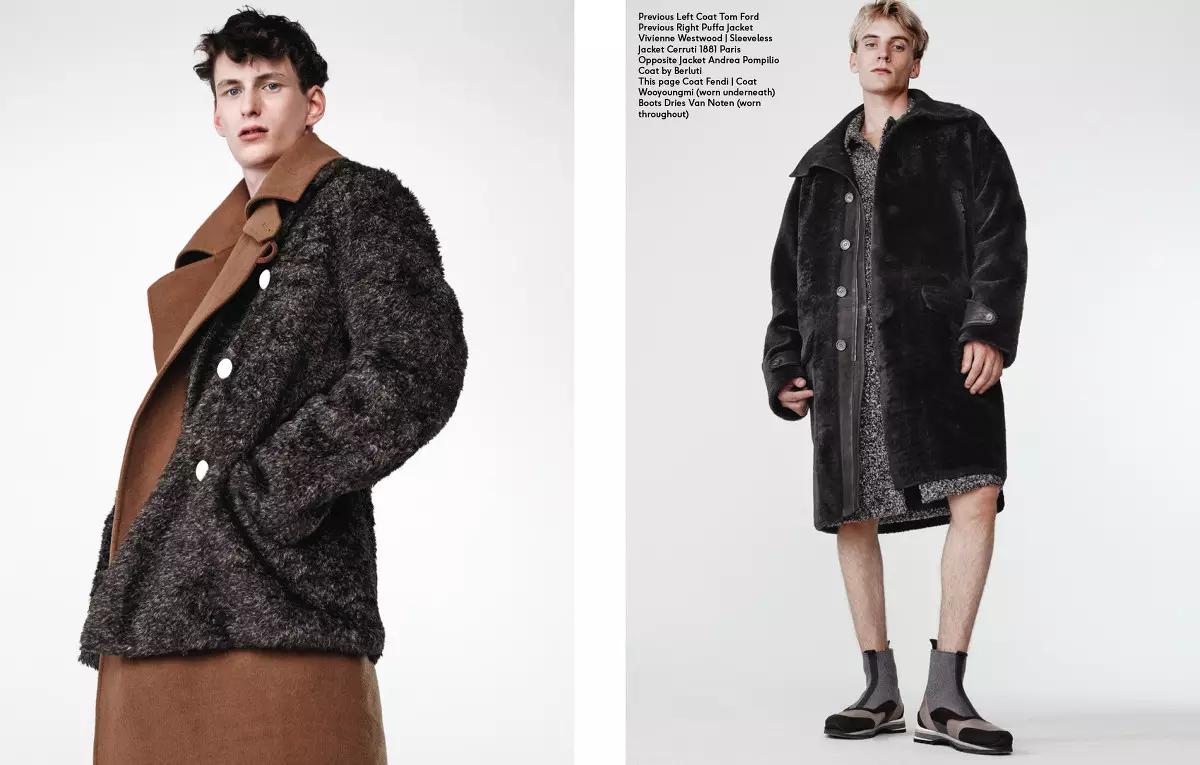 Exit Magazine Autunno/Inverno 2014.15 'WHO'S YOUR DADDY' Ph: Joachim Mueller-Ruchholtz Styling: Jason Hughes