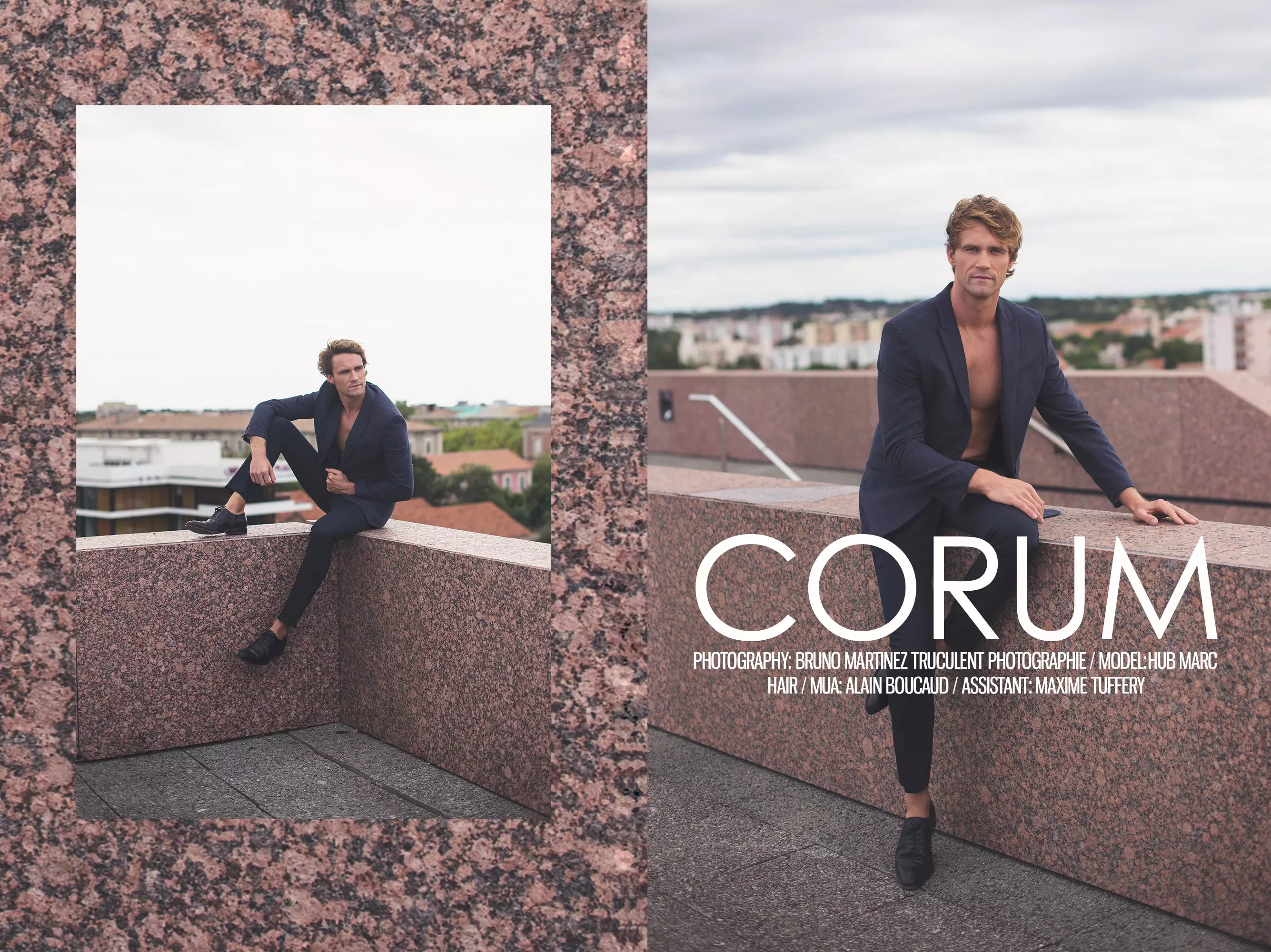 “Corum” Hub Marc de Bruno Martinez para Fashionably Male