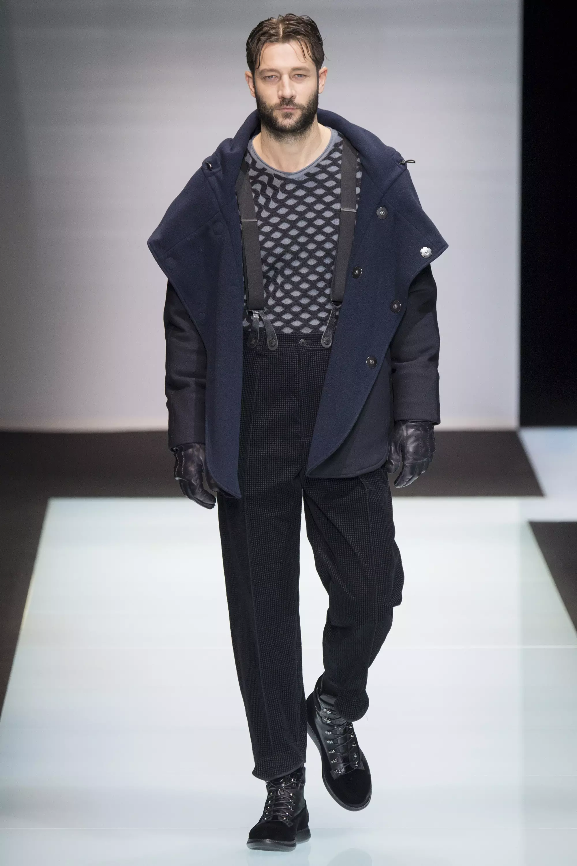 乔治·阿玛尼 FW 16 米兰 (1)