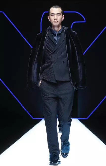 EMPORIO ARMANI HERRENSWEAR HERBST WINTER 2018 MAILAND15