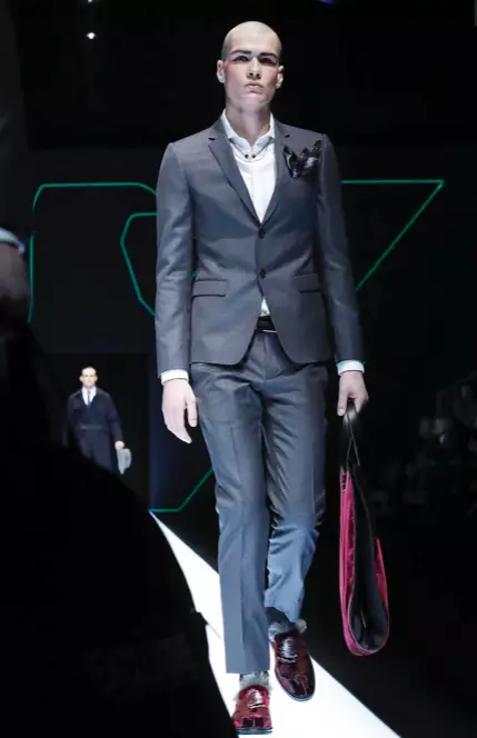 EMPORIO ARMANI MENSWEAR FALL WINTER 2018 MILAN3