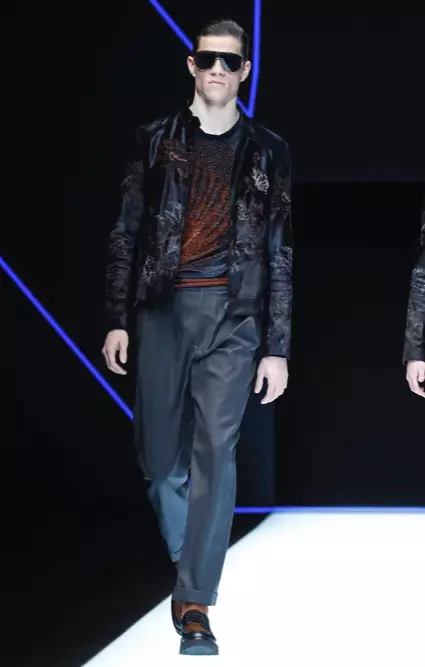 EMPORIO ARMANI HERRENSWEAR HERBST WINTER 2018 MAILAND35