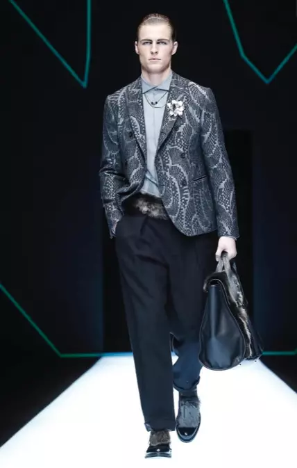 EMPORIO ARMANI HERRENSWEAR HERBST WINTER 2018 MAILAND51