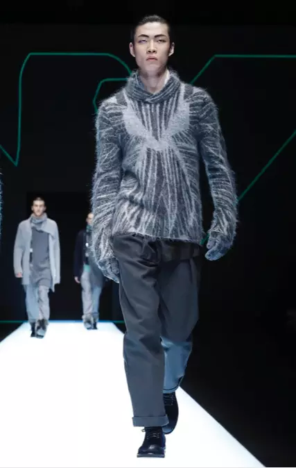 PÁNSKÉ OBLEČENÍ EMPORIO ARMANI PODZIM ZIMA 2018 MILAN52